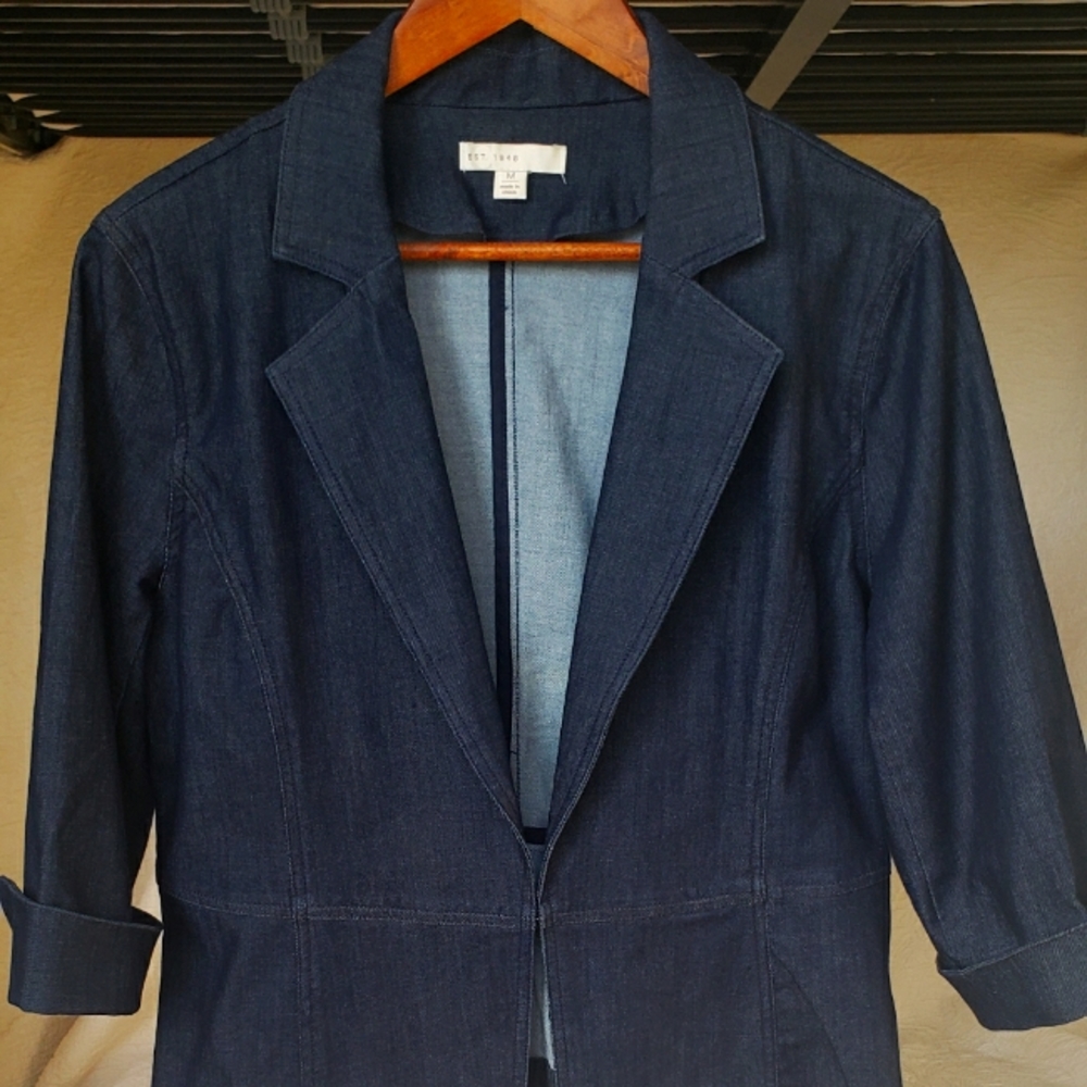 Denim Dress Jacket By Est.